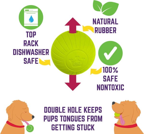 Rubber chew toy for dogs