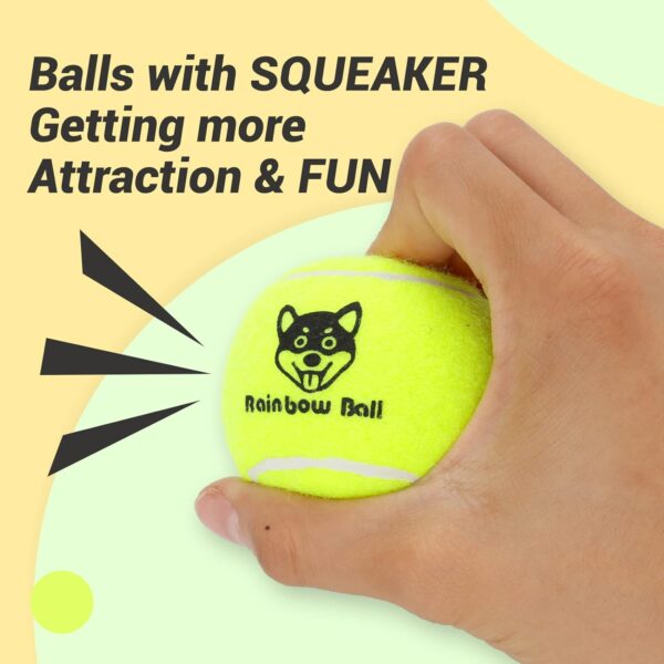 Squeaky tennis balls